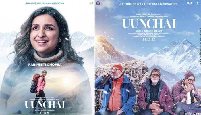 saminaUFshaikh's tweet photo. “Humaare baare mein likhna aur Humein samajhna : Do alag Baat hai…” 

When @ParineetiChopra says this dialogue to @SrBachchan - ❤️👌🏻

Loved #Uunchai directed by Sooraj Barjatya, screenplay &amp; dialogues written by friend’s husband &amp; Jiju Abhishek Dixit @nagdevkiran ❤️🧐 https://t.co/zlQ9Vqj8Ge