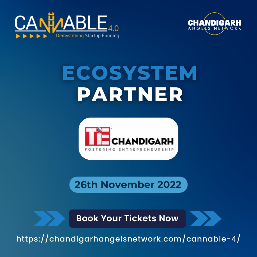 chd_angels's tweet photo. We are happy to have @TiEChandigarhs as an ecosystem partner for CANNABLE 4.0.

Register now

https://t.co/5NhyQkAcoa

#cannable4 #startupecosytem #incubators #startup #startupindia #entrepreneur #entrepreneurs #flagshipevent #angelinvestors #india #invest #network #networking https://t.co/Gii8mKjsKY
