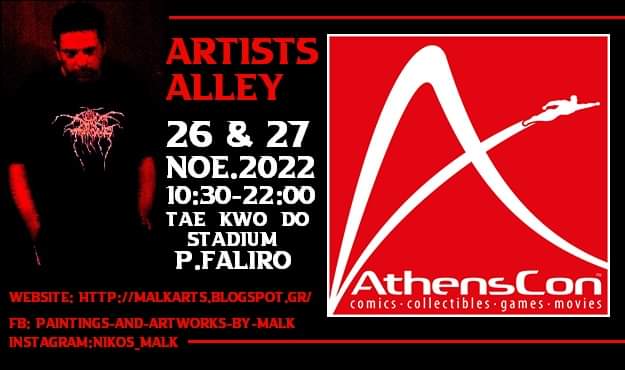 MalkNikos's tweet photo. IM WAITING FOR YOU
WITH MY NEW COMICBOOK
(and some olders'... nuff said!)

AthensCon 2022
tae kwo do stadium
Palaio Faliro

#athenscon2022 #athens_con_2022 #malk_athenscon_2022 #malkAthensCon #malk #malkcomicbooks #malkgraphicnovels #malkartworks #malkinathenscon2022 #havefun https://t.co/NRNo4aQKlG
