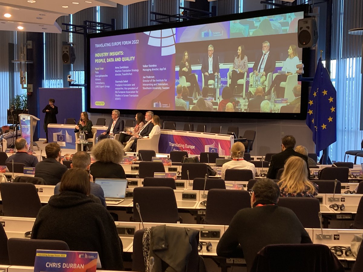 ESIST_official's tweet photo. What a great week last week!
First, so wonderful to see everyone at incredible @LMconference 🥰 And then, amazing representation of the #ESIST members at the #2022tef in Brussels 🤩
#accessibility #translation #technologytrends #training https://t.co/KnyYBDyuJx
