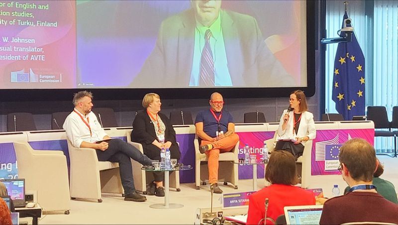 ESIST_official's tweet photo. What a great week last week!
First, so wonderful to see everyone at incredible @LMconference 🥰 And then, amazing representation of the #ESIST members at the #2022tef in Brussels 🤩
#accessibility #translation #technologytrends #training https://t.co/KnyYBDyuJx