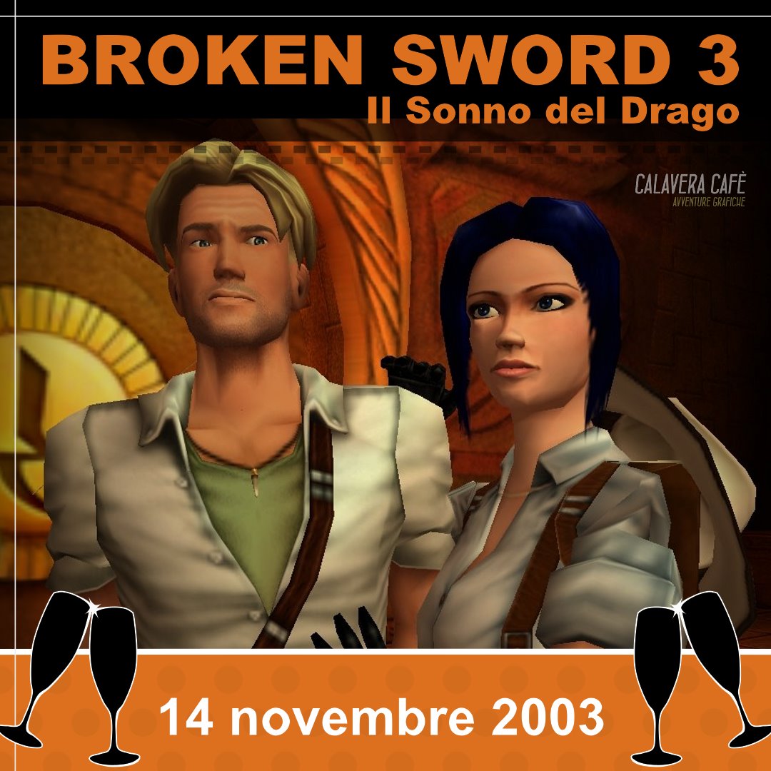 Happy birthday, BS3! 🥳🥳🥳🥳

<a href="/RevSoftGames/">Revolution Software</a> <a href="/CharlesCecil/">Charles Cecil</a>