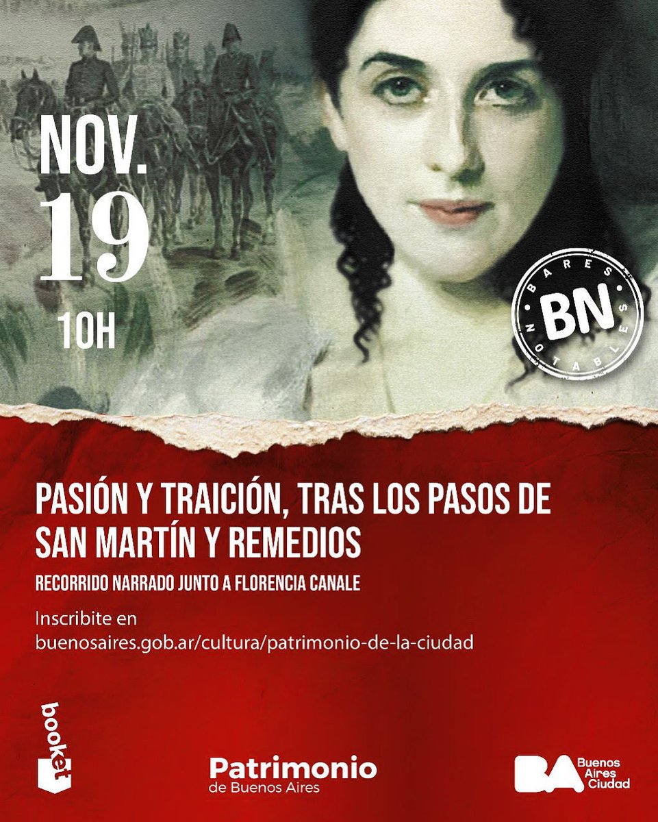 El miércoles a las 11am abre la inscripción para la última recorrida del año en la página de ⁦@DisfrutemosBA⁩ El sábado a las 10am largamos! ⁦<a href="/PlanetaLibrosAr/">PlanetadeLibros Argentina 🇦🇷</a>⁩ ⁦<a href="/Cuelebre10/">Adriana Fernández</a>⁩ ⁦<a href="/ValerioMariano/">Mariano Valerio</a>⁩ ⁦<a href="/santisatz/">S.A.T.Z.</a>⁩ ⁦<a href="/pcossi/">paniCossi 💚</a>⁩