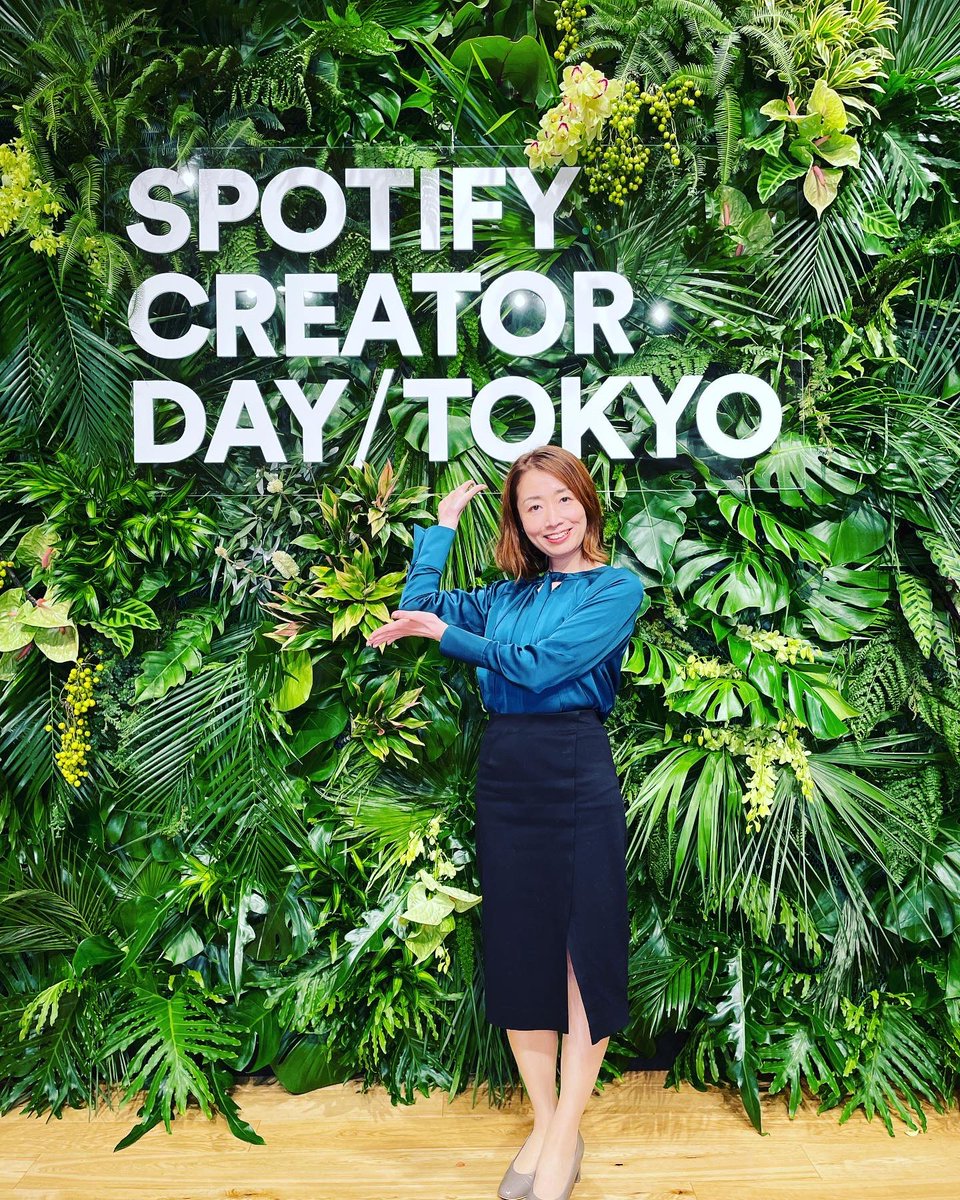 YukikoIshii928's tweet photo. 今日はSpotify Creator Day Tokyo 2022で司会を。さまざまなプラットフォームで活躍するクリエイターを招いてSpotifyや Podcastを紹介するイベント。
ポッドキャストで活躍するYouTuberやTikTokerの方がご自身の体験をお話しました。とても勉強になりました。
楽しい日でした☺️#SpotifyCreatorDay https://t.co/L1wI3TI0O0