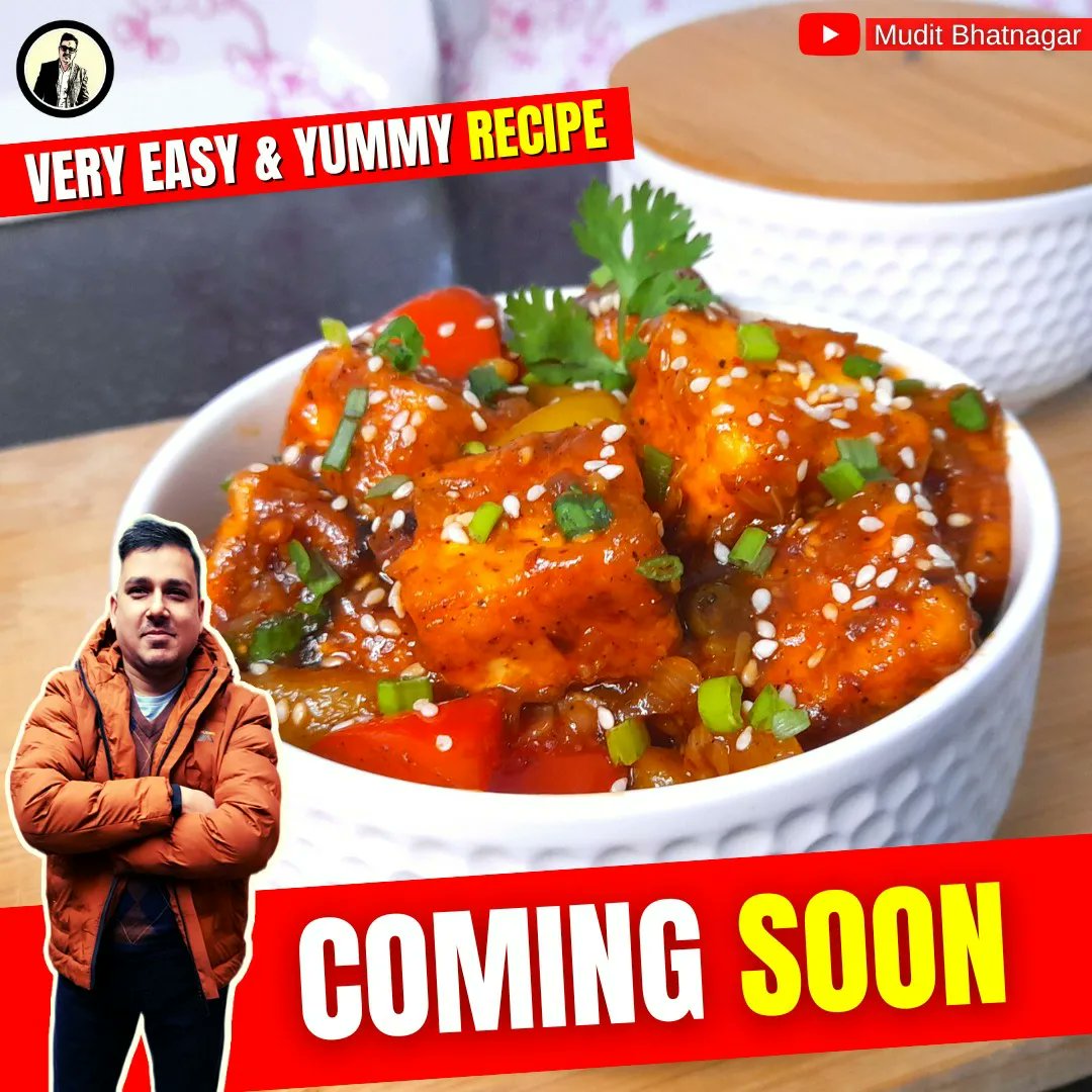 mudibhatnagar15's tweet photo. Guess the Recipe 🤫😋
#chillipaneer #paneermanchurian or #paneerpopcorn ?
The Video will be out soon on my #youtubechannel ▶️
#paneerrecipes #cheesechilli #yummyfood #easyrecipes #cheeseplatter #cheeselover #cheeselove #chillipaneerrecipe #manchurian #manchurianrecipe https://t.co/yHp0fmaZIN