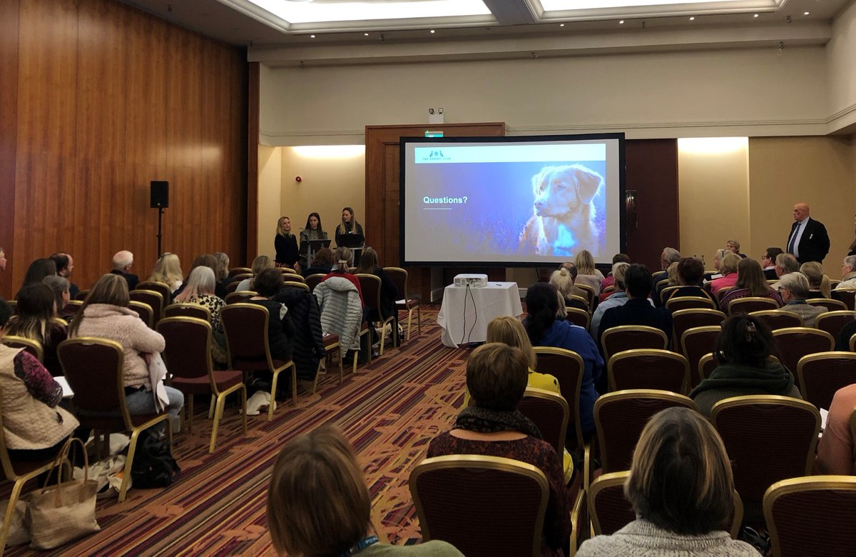 We were pleased to attend the @TheKennelClubUK Health and Welfare Conference this weekend, talking to dog breeders about the #CanineHealthSchemes and all things dog health. 

Our health screening schemes are open to all dog breeds. Find out more: bva.co.uk/canine-health-…