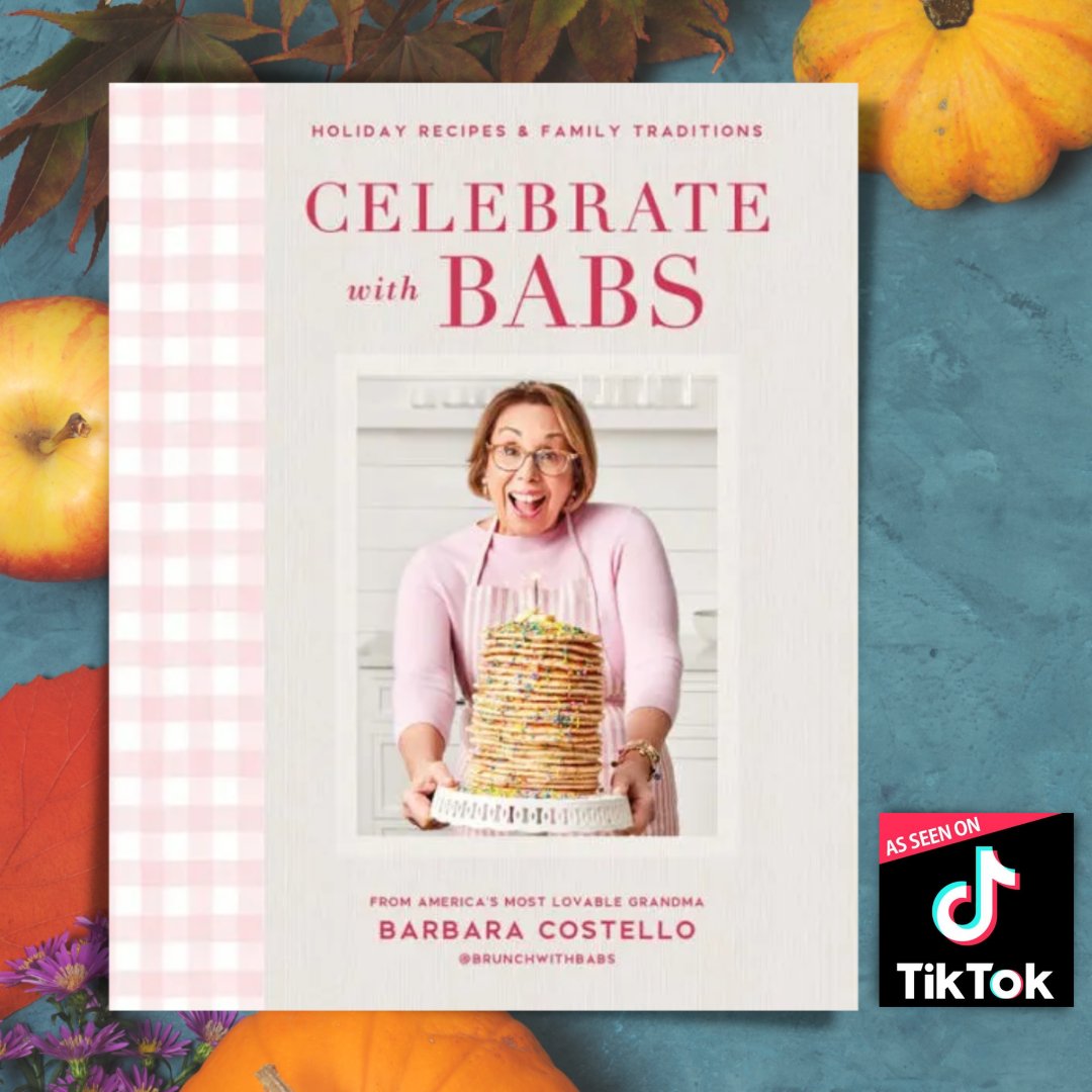 Bring #TikTok meal hacks to the table with #BarbaraCostello and her #CelebreateWithBabs cookbook. The #BrunchWithBabs star is your favorite grandma with easy, no-hassle meals for every occasion! #Thanksgiving2022 #Christmas2022 #MealPrep #nohasslefood #holidayhacks #mealhacks