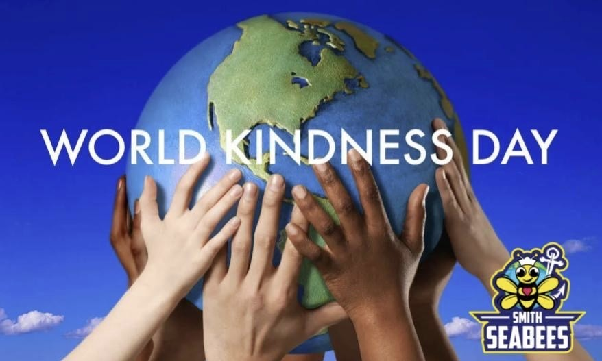 Smith_Seabees's tweet photo. "In a world where you can be anything, BE KIND!" Yesterday was world KINDNESS day and #smithseabees are doing random acts of kindness today to celebrate. Stay tuned to see KINDNESS in action! #kindnessmatters โค๐๐ @absspublic https://t.co/ZenhUihkrs