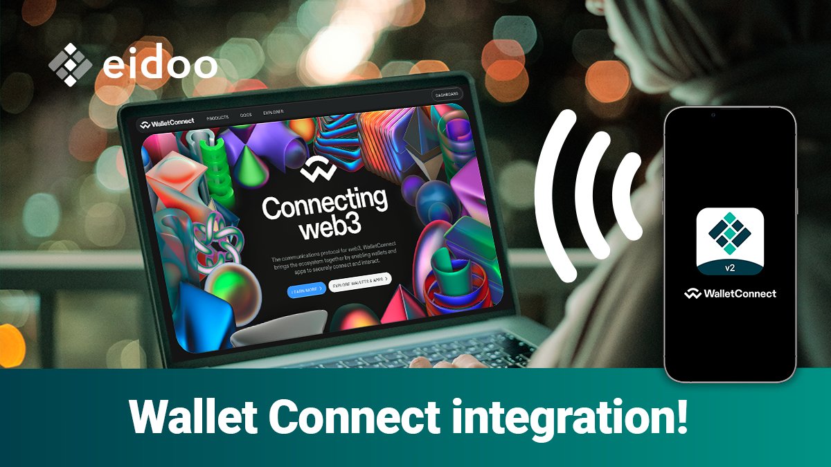 🌐 Eidoo v2 introduces: <a href="/WalletConnect/">WalletConnect | WalletCon 🇦🇷</a> integration

Wallet Connect allows you to interact with hundreds of DApps. With it, you can freely browser the web3 from a PC and connect your wallet through the Eidoo v2 mobile app just by scanning a QR code.

Download Eidoo and try it!