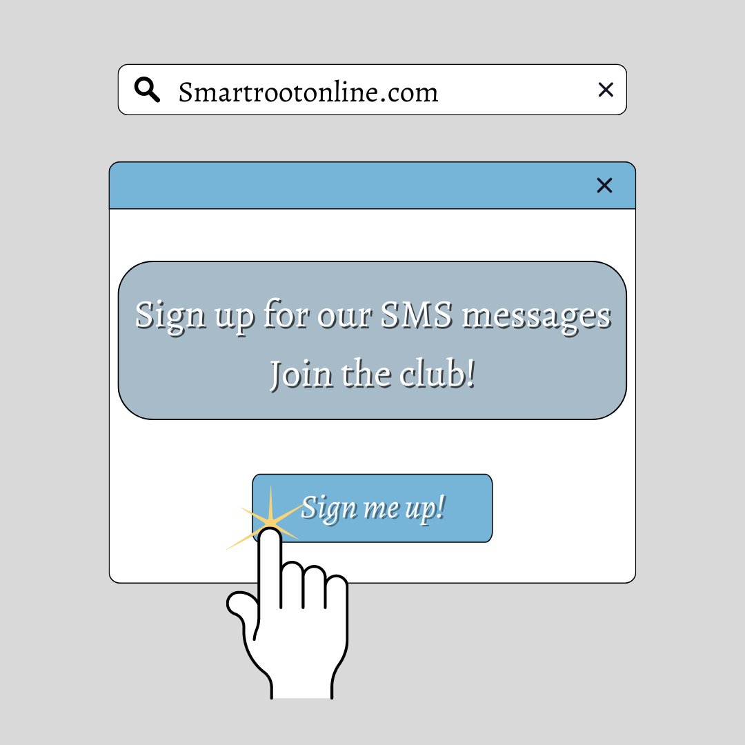 _SmartRoot's tweet image. Click the link to sign up for our Mobile Club! 📱
Keep up with the latest news and tips on professional development and college life! 
👉 smartrootonline.com
.
.
#college #collegestudents #school #Professional #professionaldevelopment #studentloans #loans #studentdebt #SMS