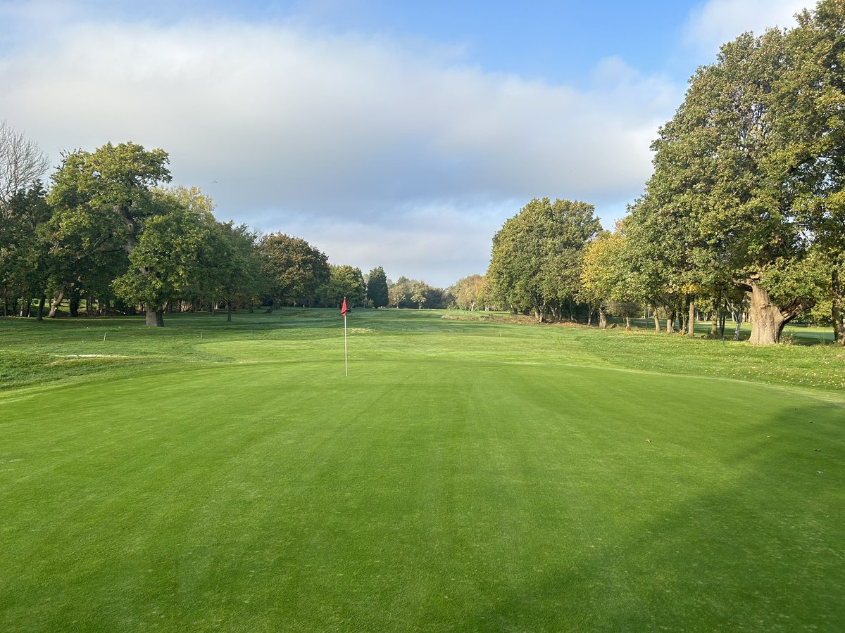 We took another opportunity today to sarrell roll greens and get some more sand on them. Brushed in perfectly with our sweep and fill brush. Little and often 👌 <a href="/GCHousemanager/">Langley Park GC</a>