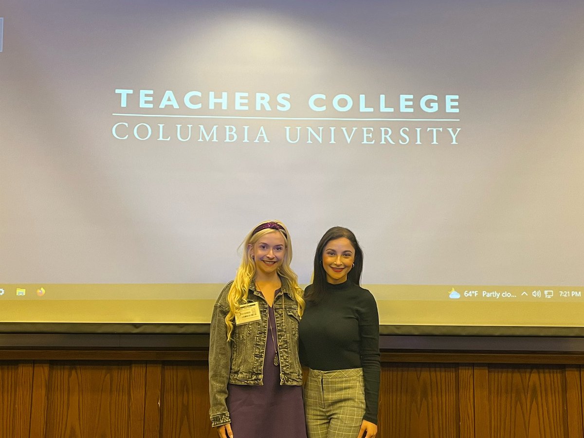 _MsCarroll's tweet photo. I had a great experience representing the Manhattanville Education Honor Society and networking with other Kappa Delta Pi leaders at Teachers College @Columbia @Mville_College @kappadeltapi https://t.co/HlzVt5VwMX