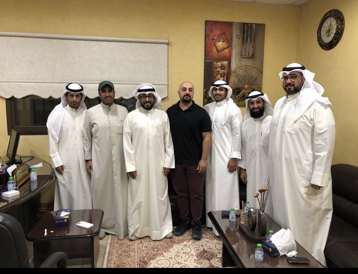 تم دعوتنا من قبل أعضاء جمعية المعلمين للإستماع لمشاكل وحلول واقتراحات معلمي التربية البدنية المجتازين للوظائف الاشرافية <a href="/kts_org_kw/">جمعية المعلمين الكويتية</a>  شكرا لكم على الدعوة وحسن الضيافة <a href="/MOEKUWAIT/">وزارة التربية</a> #حقوق_معلمي_التربيةالبدنية
#وزارة_التربية
#من_حقك_معلمي_أن_تعرف