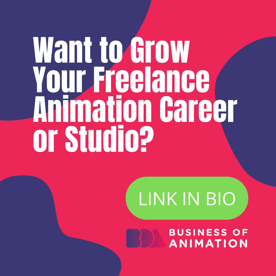 animationbiz's tweet image. Want to Grow Your Freelance Animation Career or Studio? Link in bio.

#UniqueAnimation #AnimationPortfolio #AnimationMindset #AnimatorMistakes #AnimationResearch #AnimationTips #AnimationRate #BusinessOfAnimation #Animator #3DAnimation