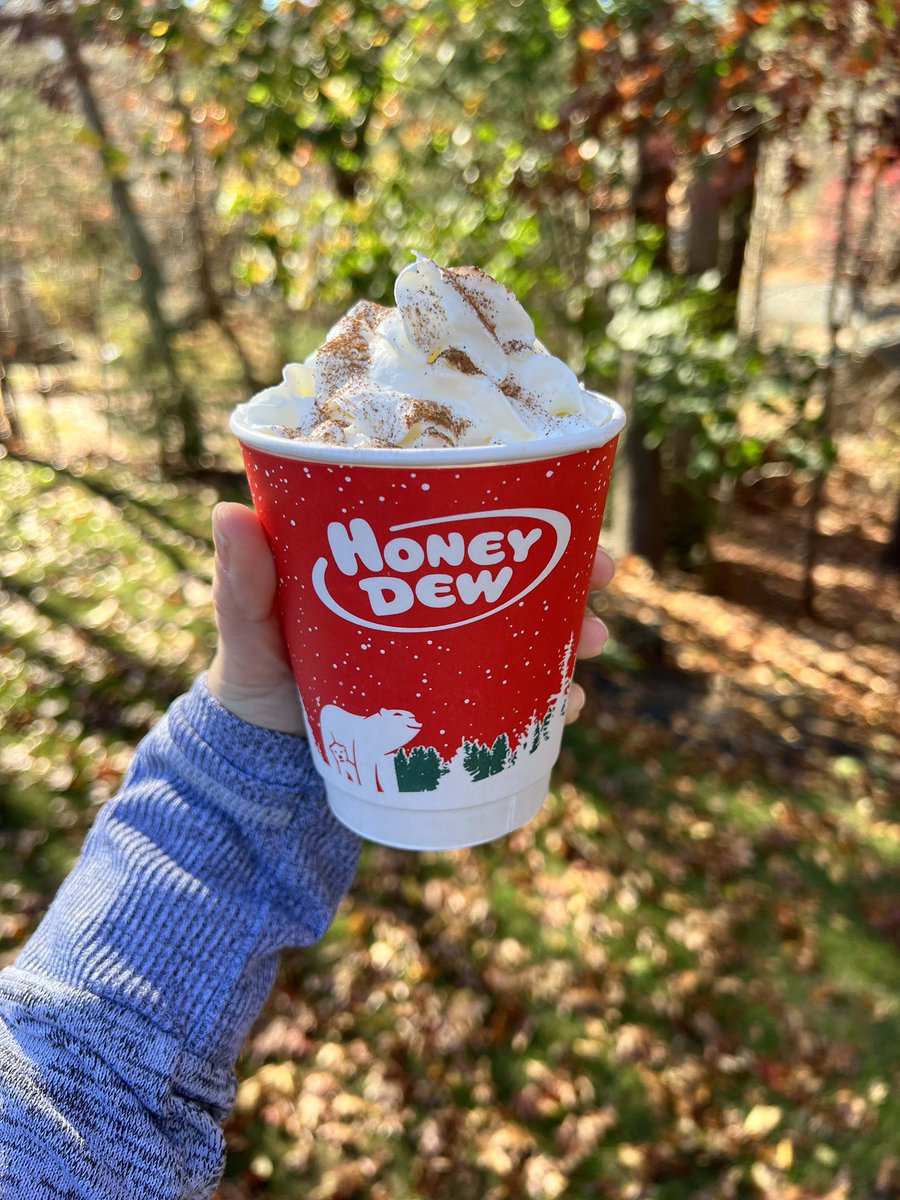 Have you heard? Our Holiday cups are BACK and better than ever. ❄️ 🐻‍❄️ 
 
Stop by your local Honey Dew today to get yours while they last!