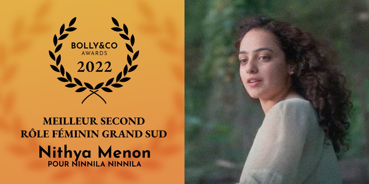 BollyAndCoMag's tweet photo. 🏆 #bollyandcoawards2022 #winner 🏆
Cette comédie romantique délicieuse donne à voir #NithyaMenon dans un rôle adorable d'amie bienveillante. Son deuxième prix, après celui du #MeilleurEspoir pour #MissionMangal !
#bestsupportingrole https://t.co/bX9RFPCyNu