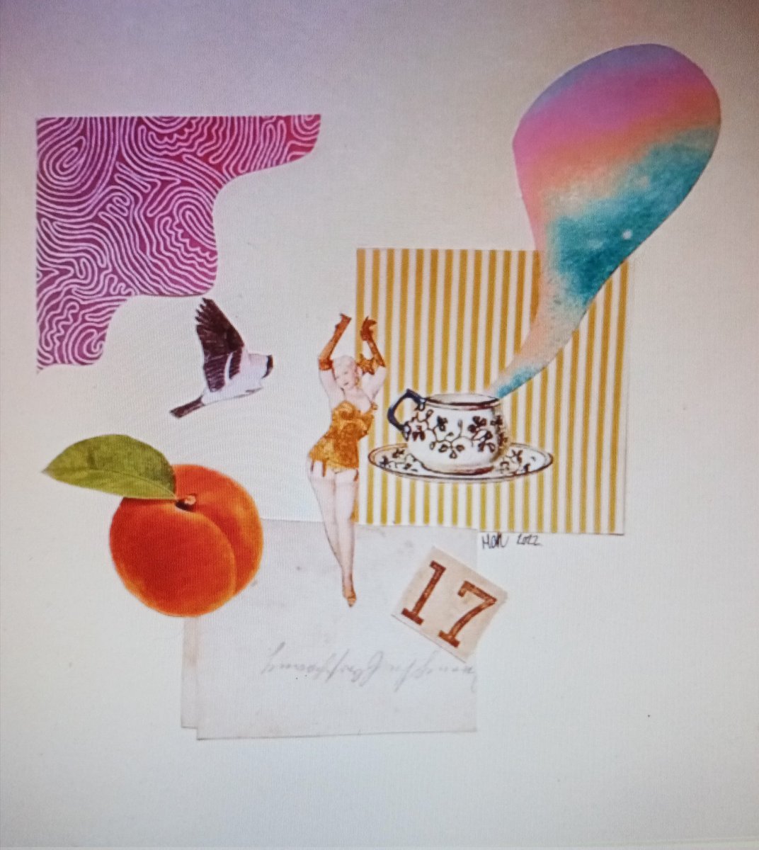 Diciassette secondi, un mio racconto (un po' lynchano) <a href="/SporeRivista/">SporeRivista</a>. Collage di Maria Chiara Paone. 
sporerivista.wordpress.com/2022/11/14/dic…