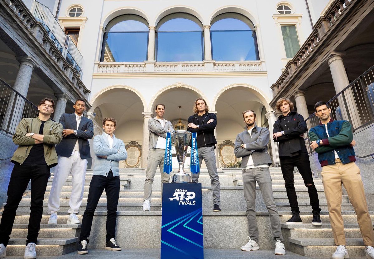 CopaSevillaCh's tweet photo. 🎾Ocho raquetas de excelencia se dan cita estos días en las #NittoATPFinals en Turín. Cuatro de ellos han pasado por la Copa Sevilla, y de esos cuatro, dos han alzado el Giraldillo como campeones. https://t.co/vSsutGBc8O