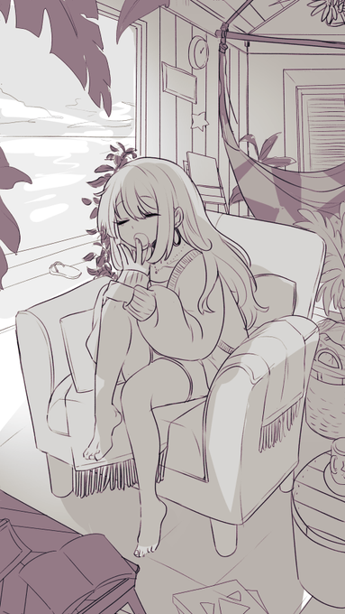描き途中だけど最高じゃない? 