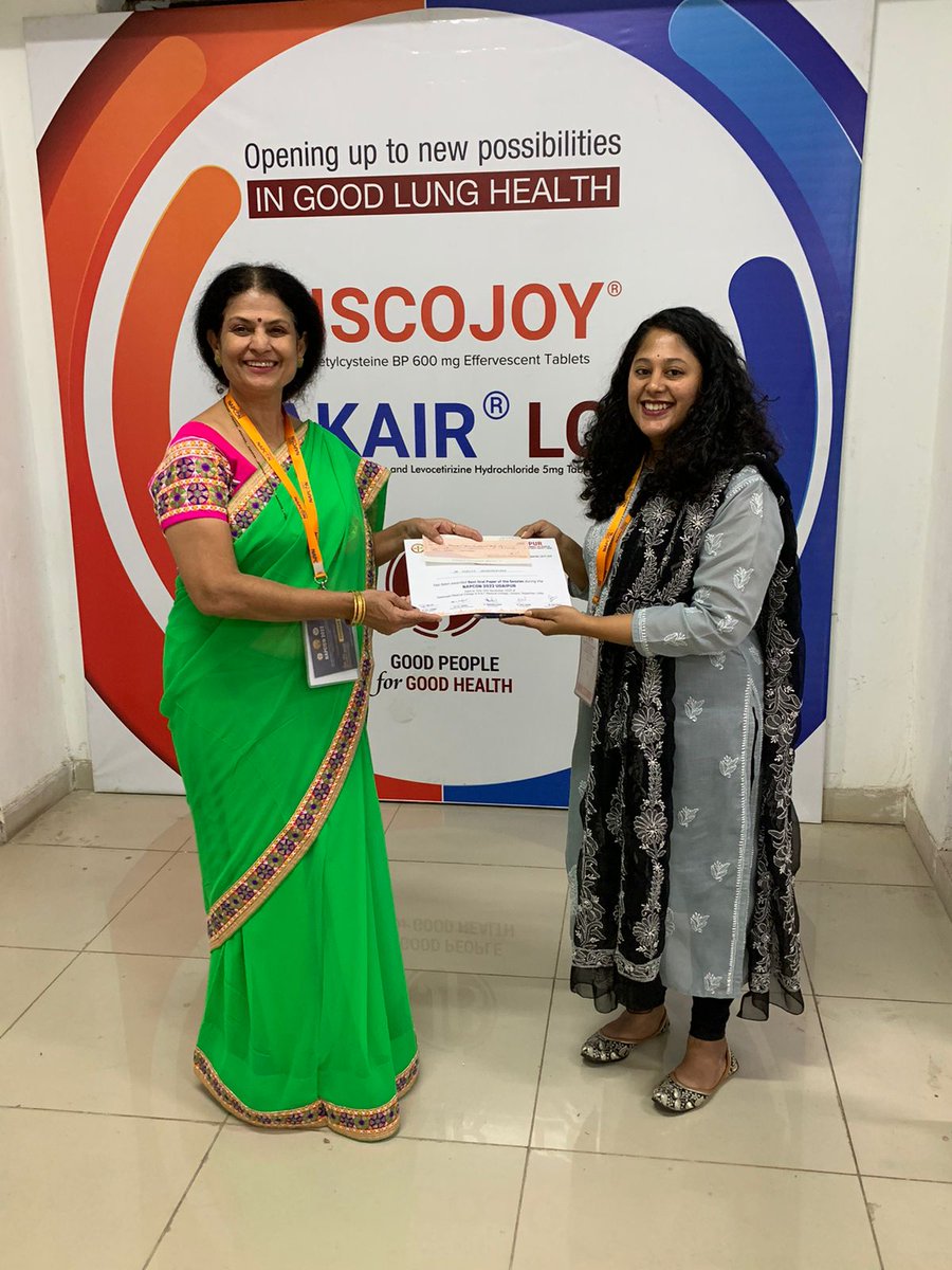 "Underutilised referral pathways", 1 of the causes of unmet needs of Pulmonary Rehabilitation. Presenting operational factors influencing PR referral at National Conference on Pulmonary Diseases NAPCON in India. Awarded as the best oral presentation for the session.