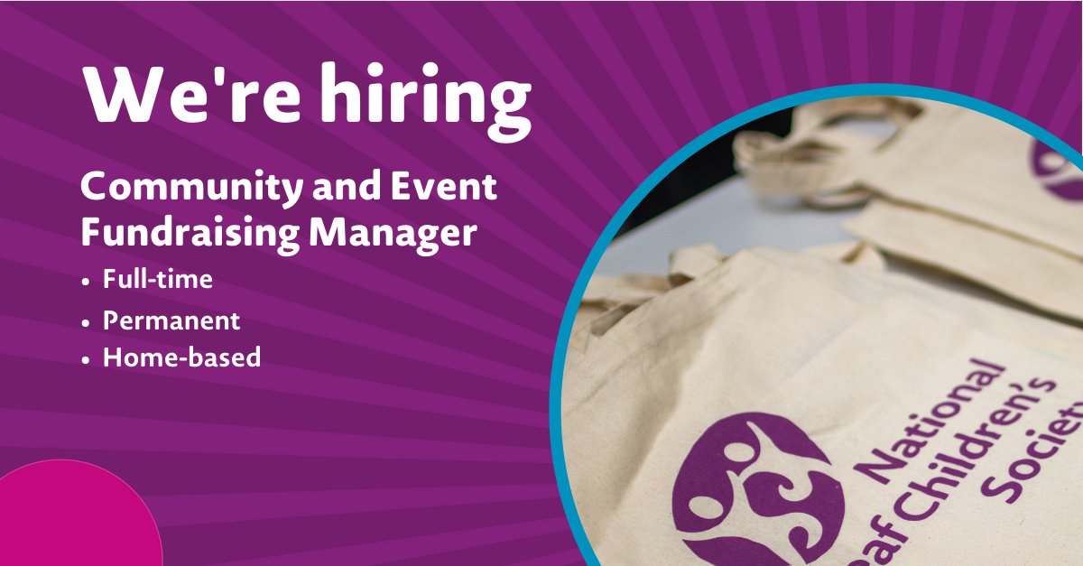 NDCS_UK's tweet photo. Another opportunity within our Fundraising team! We are currently recruiting for a Community and Events Fundraising Manager to join the Fundraising team permanently. Are you passionate about fundraising and events? If you are interested, then apply here https://t.co/DPDXmhlYEz https://t.co/mHFcEZu4yu