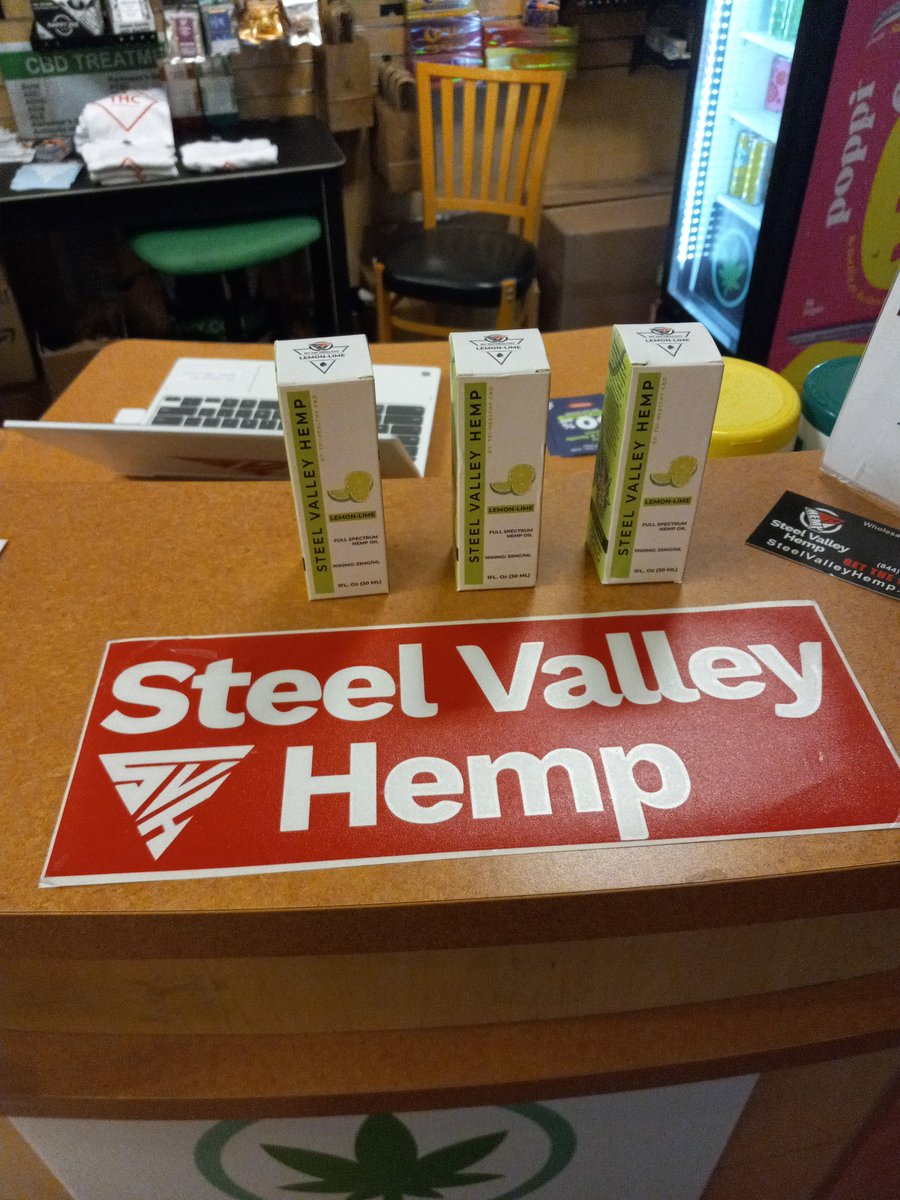 TheSteelValley's tweet photo. Steel Valley Hemp bringing you Lemon Lime Tinctures!! 1000mg of refreshing goodness. Try it out. Get the Steel, feel the STEEL!! #cbd #Tincture #steelvalley #lemonlime #wholesale https://t.co/1zFfqCBEGg