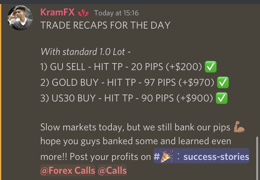 Slow day but still incredible profits !! 💰 

We teach you how to become a profitable trader in the <a href="/PRJCTWhitelist/">Project Whitelist</a> discord for absolutely free ! Join our daily live trading sessions and make these pips with us !! 

4x Trading 🚀
