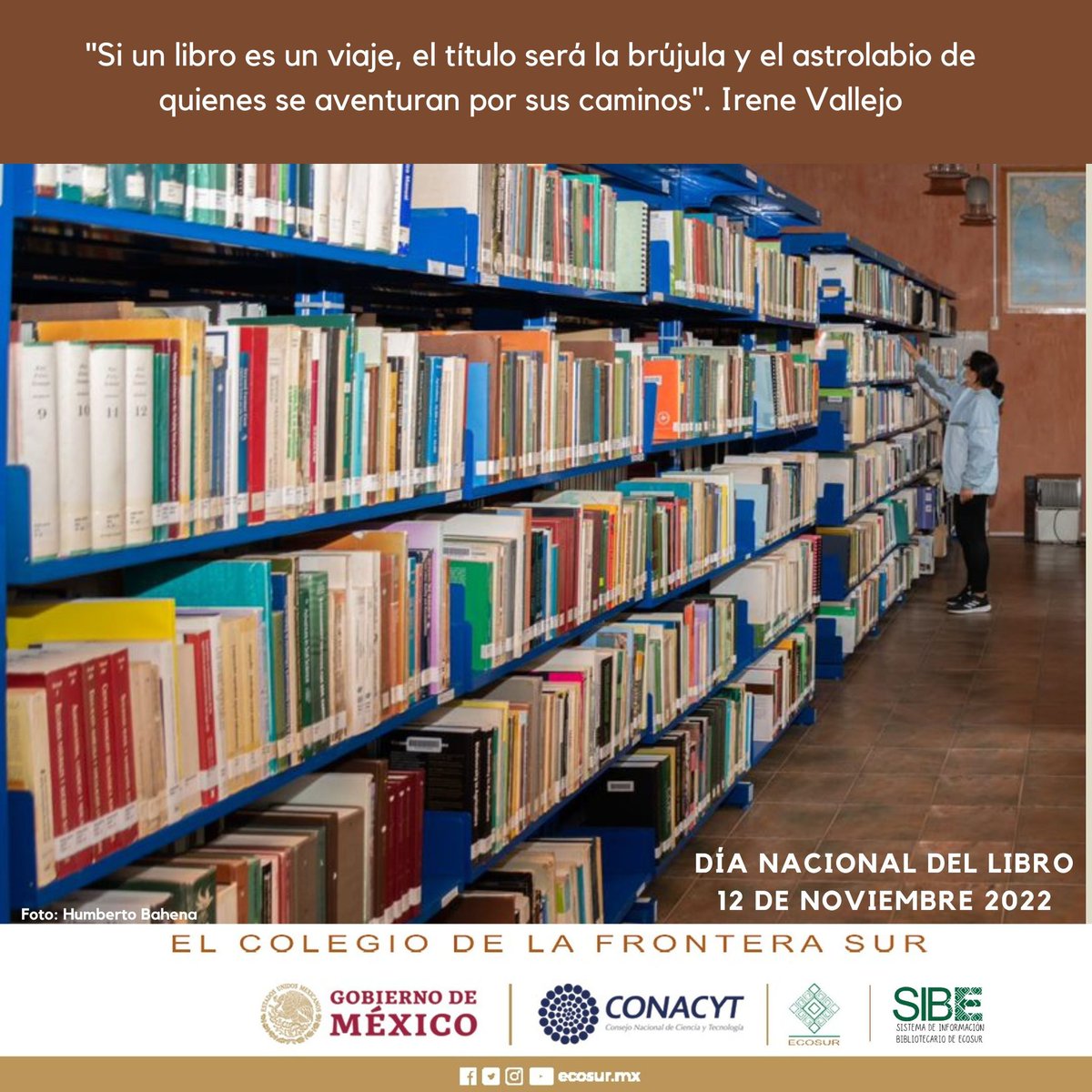ecosurmx's tweet photo. #dianacionaldellibro #librosEcosur #ecosur #investigación https://t.co/m85a9sU5ru