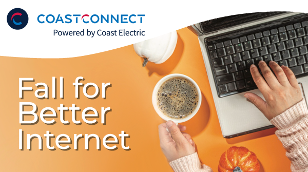 CoastConnect1's tweet photo. Stay cozy. Stay connected. Cuddle up this fall with your favorite fuzzy socks, a hot cup of coffee and high-speed internet from CoastConnect. Visit https://t.co/mPZCDkbXFq for information. https://t.co/I38Kb7Smaj