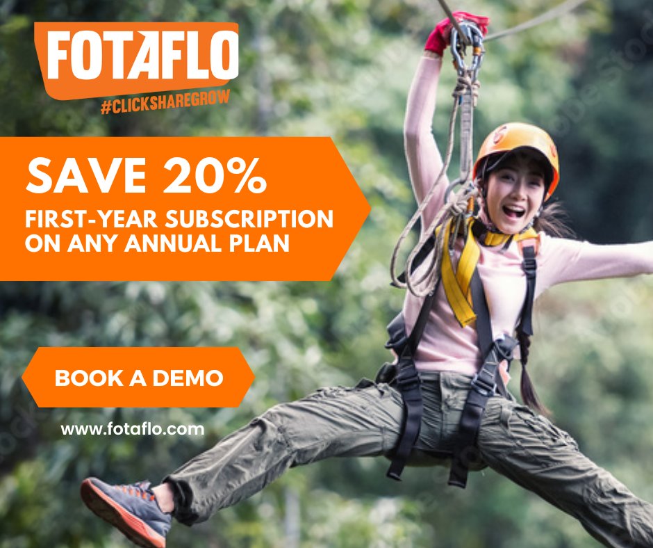 Fotaflo is offering 20% off first-year subscriptions for each of our annual plans until December 5th. So why not start 2023 with the industry's best photo delivery platform for tour and activity operators. 

Book your demo today! 👇 
hubs.li/Q01scBHF0

#touroperator
....