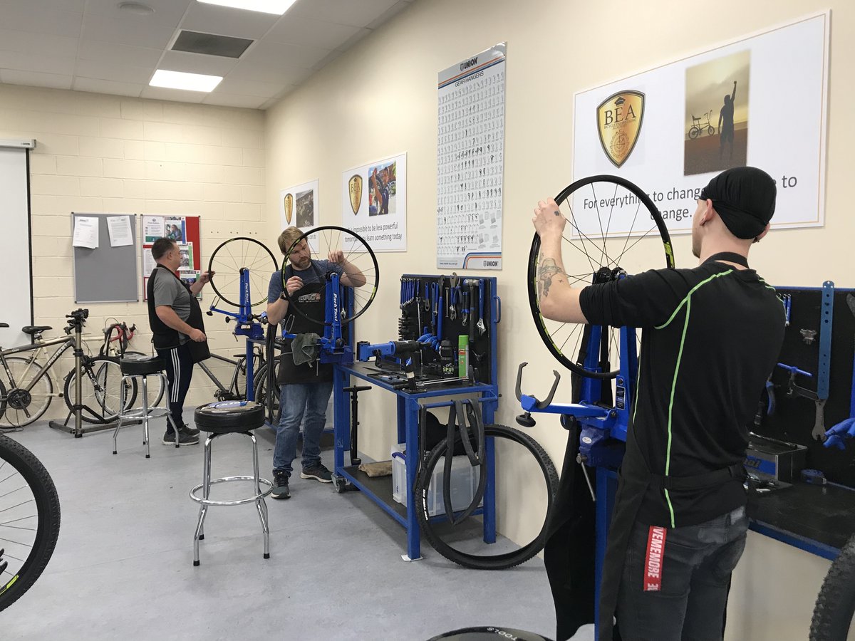 BaldoyleTC's tweet photo. Delighted to announce the successful launch of our Advanced Bicycle Technician course which started today.  Great to see so many returning technicians taking part.  Shout out to @BicycleAcademy  for all their hard work in getting this off the ground @ddletb @SOLASFET 

#thisisFET https://t.co/8Pu0vXx3Lj