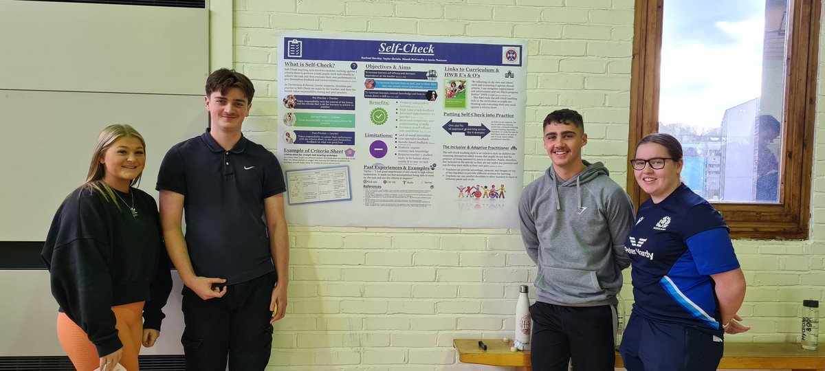 Two brilliant  #posterpresentation sessions with <a href="/UoE_PE/">MA(Hons) PE</a> Year 2 students. They are #Mosston aficionados! <a href="/MorayHouse/">Moray House School of Education and Sport</a> <a href="/UoE_ISPEHS/">ISPEHS</a>