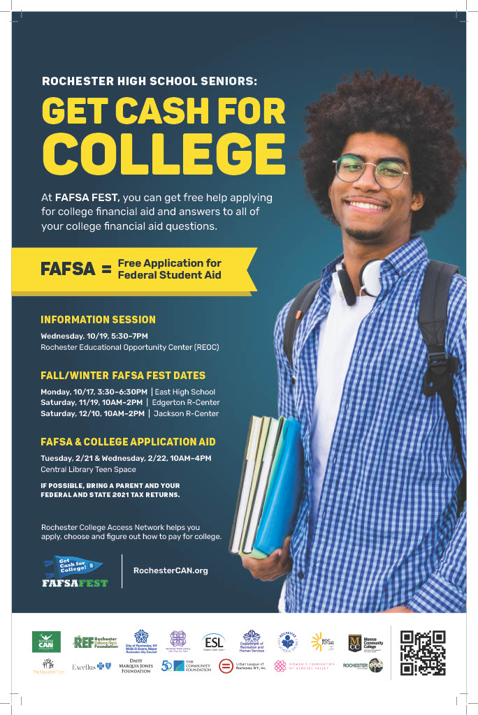 REF is excited to welcome students and families to FAFSA fest this Saturday November 19, 2022 at Edgerton R Center. Please select link below to sign up for free transportation to our FAFSA fest. 

docs.google.com/forms/d/e/1FAI…