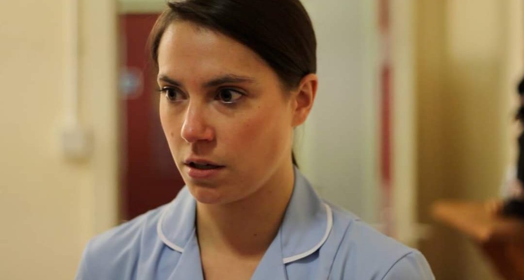 AlisonHarrisUK's tweet photo. The long-awaited @PorcelainMovie is near completion!
Here's a screen grab of Nurse Leyland, aka me, over 10 years younger...!

#indiefilm #porcelainpresence https://t.co/UIEGZq1Ulp