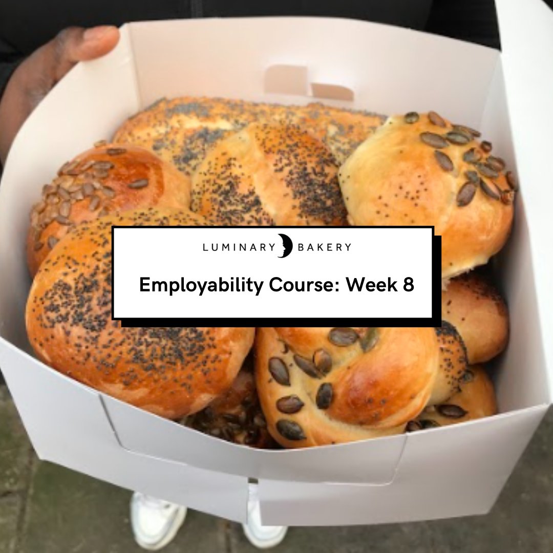 LuminaryBakery's tweet image. Last week the trainees on the #LuminaryEmployabilityCourse were baking up some fresh bread loaves &amp;amp; rolls as well as diving into a conversation about dealing with setbacks. ✨️