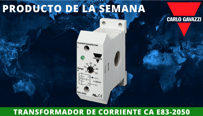 Carlo Gavazzi presenta el transformador de corriente CA de la serie E83-2050 como nuestro producto de la semana.
 
lnkd.in/eiy9y62r

MexicoSales@carlogavazzi.com
 
+52 55 5373 7042

#CurrentTransformer #ACCurrentTransformer #CurrentTransducer #ACCurrentTransducer