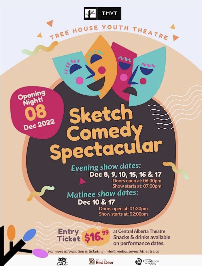 Tickets are on sale now for our Sketch Comedy Spectacular! Created, performed, and directed by our participants, this festival features 9-original sketches that we have been working hard on since Sept! Click the link below to grab your tickets today!

eventbrite.com/o/31092495527