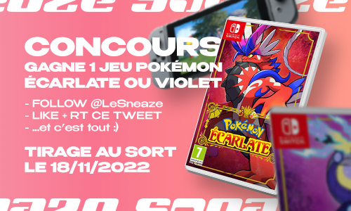 Je vous fait gagner les nouveaux jeux Pokémon ! 😁

Rien de plus simple, il suffit de me follow, de RT et liker le tweet pour automatiquement être dans le tirage au sort qui aura lieu le jour de la sortie des jeux !

Je contacterai le gagnant pour le choix de la version ! GL 👀