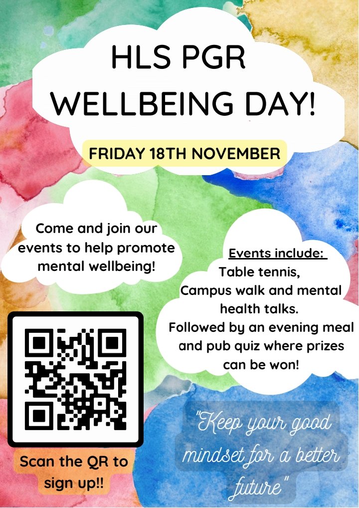 ISMIB PGR Society (@livuni_ismibpgr) on Twitter photo Join the Wellbeing Ambassadors THIS FRIDAY for the inaugural <a href="/livuniHLS/">Faculty of Health and Life Sciences</a> <a href="/FHLSPGR/">LivUniHLSPGR</a> Wellbeing Day!! Sign up here: eventbrite.com/o/hls-pgr-well… Join the Wellbeing Ambassadors THIS FRIDAY for the inaugural <a href="/livuniHLS/">Faculty of Health and Life Sciences</a> <a href="/FHLSPGR/">LivUniHLSPGR</a> Wellbeing Day!! Sign up here: eventbrite.com/o/hls-pgr-well…
