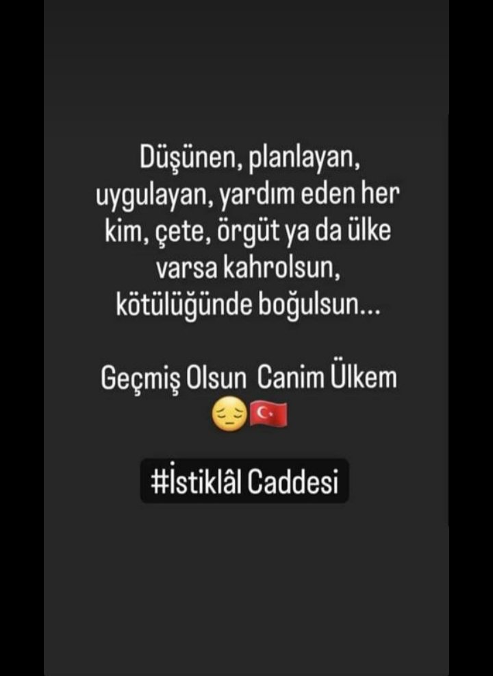 HaceTb2's tweet photo. Patlamadan herhangi bir şekilde, ucundan kıyısından, imalı veya doğrudan Devletimi suçlayan kim varsa terörü destekliyor demektir. https://t.co/O53u1HTUOI