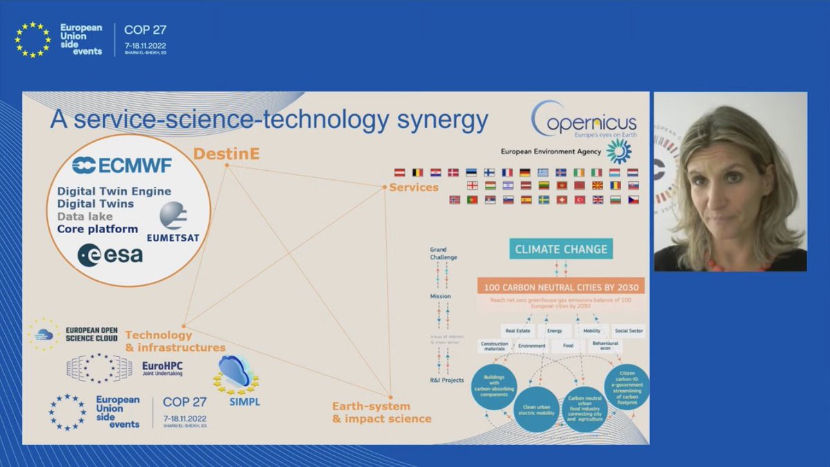 🌍🌐#DestinationEarth and #ECMWFDigitalTwins will help users monitor & predict environmental change & its effects on human life.
Find out more about #DestinE and our event at the @UN #COP27 last week at ➡️ stories.ecmwf.int/destination-ea…