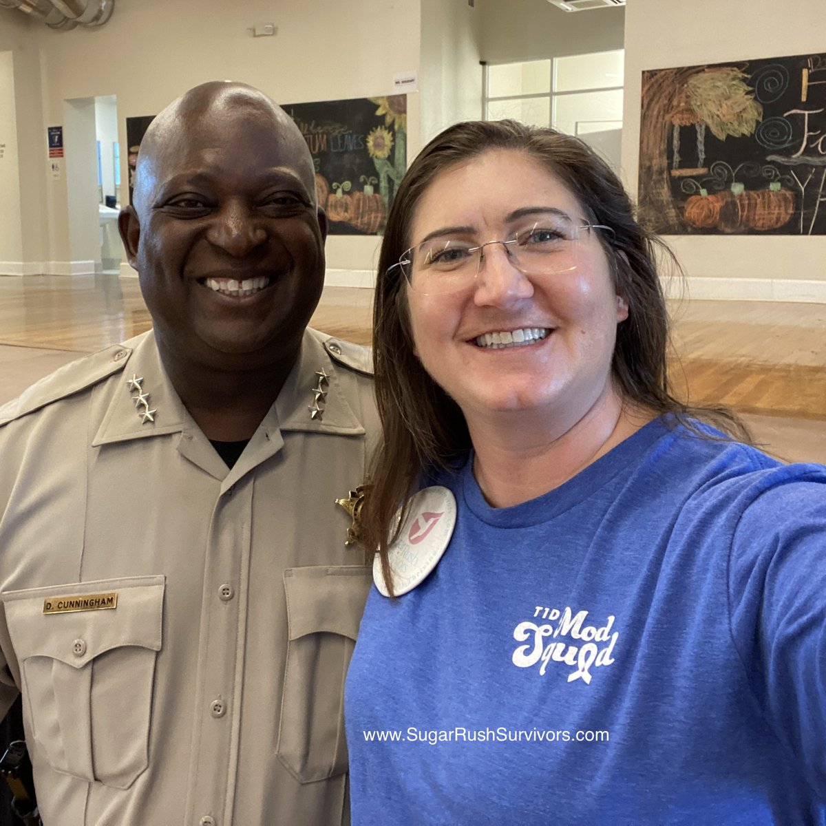 Contact_SRS's tweet photo. Today is #WorldDiabetesDay. Sheriff Derrick Cunningham @MG_Sheriff &amp; I spoke to 4th grade students about #Type1Diabetes. He read “Daisy Dimples Learns About Diabetes,” a book from @AIMPlusMedical .
.
#SugarRushSurvivors 
@campsealeharris@TDmodsquad https://t.co/75RblagBPg