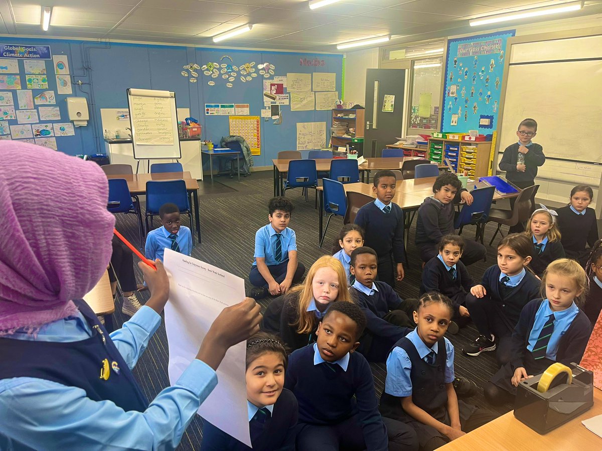 Sarah_LReid's tweet photo. Thanks to Mrs Johnston and P7 @St_Mungos_Pri for kicking off @BookWeekScot with a survey of learners’ views about the texts in our school and their reading preferences! We will use responses to help improve our school library! 📚 #learnervoice #gatheringviews #readingforpleasure https://t.co/F6r10amX1K