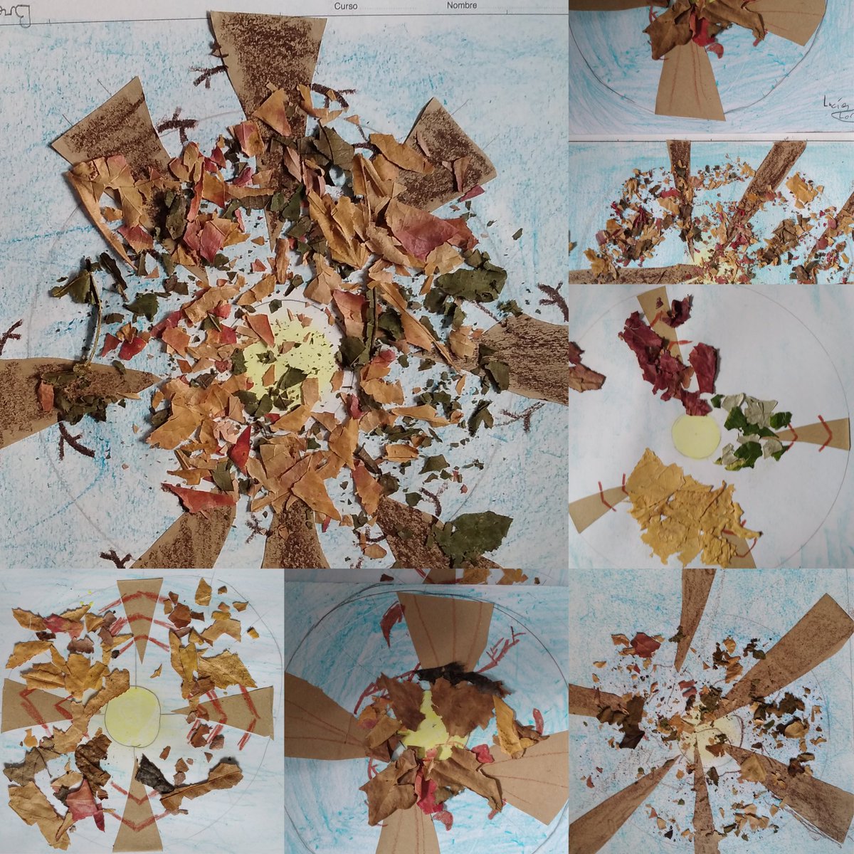 CEIPLAREDO's tweet photo. L,automne vu par les élèves de 4ième, 5ième d,arts plastiques. #plasticalaredo https://t.co/K5dkV00iwI