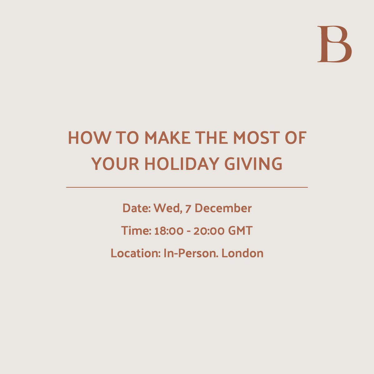 At our next in-person gathering in London, one of our members will be providing fellow members with helpful heuristics and tools to guide them through tricky decisions in philanthropy. Register here: bit.ly/3V5k97Z