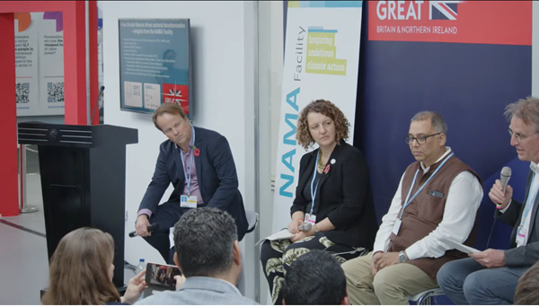 MitActFacility's tweet photo. In case you missed the big announcements made last week, read our recap on the #NAMAFacility, future Mitigation Action Facility, side event at #COP27  #ClimateFinance

Read more🔗https://t.co/jOUiUNJiJ8

@iki_germany 
@BMWK 
@beisgovuk
@CIFFchild  
@giz_gmbh
 
📷NAMA Facility https://t.co/Ci7gqqdqkr