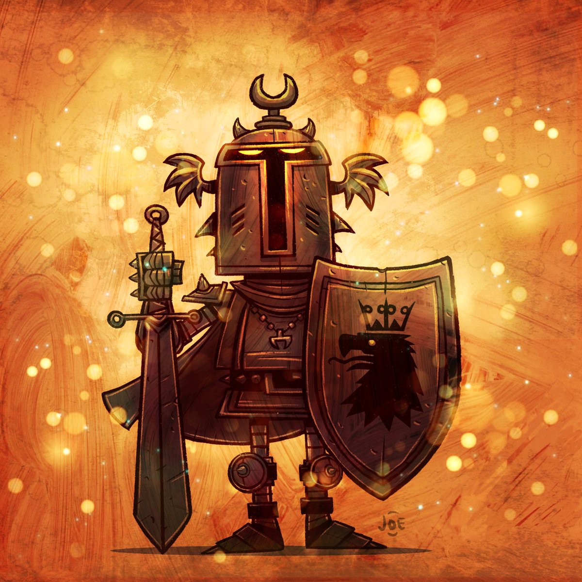 jobusart's tweet photo. He was once known as Sir Alaric of Faehnstrenn. That was a long time ago. His vengeful descent into darkness made all forget that he was once a man, a husband, a father... Now he is only known as The Raven's Call. #jobus #joeolson #drawing #characterdesign #knight #ink #fantasy https://t.co/xPJIqIE4HE
