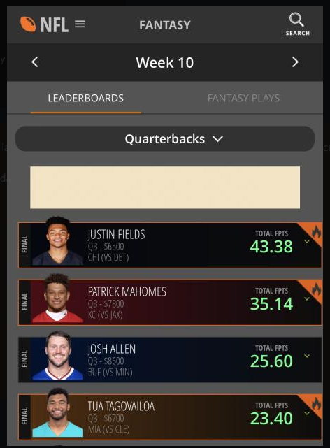BooBoojojo's tweet image. So I did a Podcast/stream this past week with @ScottBarrettDFB as a fill in for @JMToWin since he was out. I told Scott I was only using 4 QB's this week. They ended up #1,2,3 and 4. A Sub in our AMAZING Discord shared @FantasyPts