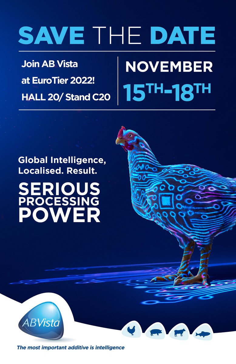 In partnership with <a href="/Dr_Eckel/">Dr. Eckel</a>, <a href="/ABVista/">AB Vista</a> will be hosting a Happy Hour event at @Eurotier for delegates of the event from their stand (Hall 20, Stand C20) on 15 November from 18:00.

Find out more about AB Vista's presence at #EuroTier2022 here 👉 bit.ly/3TBj5qW