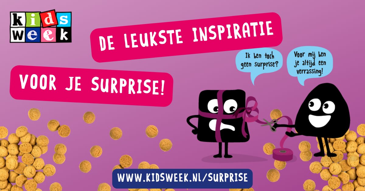 Vind jij het moeilijk om een surprise voor je maatje te verzinnen?
En heb je geen idee waar je moet beginnen?

Gebruik dan onze #surprisehulp kidsweek.nl/surprise 

#sinterklaas #hulpsint #surprise #knutselen #knutselhulp #surpriseidee